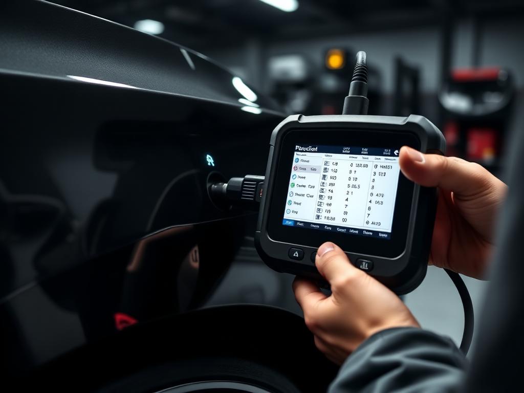 OEM-level scan tool reading check engine light codes on an import vehicle in Colorado Springs